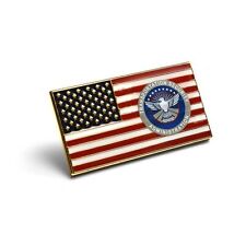 TSA TRANSPORTATION SECURITY ADMINISTRATION USA AMERICAN FLAG  LAPEL PIN picture