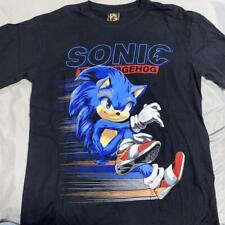 Sega Sonic The Hedgehog Vintage T-Shirt Black L picture
