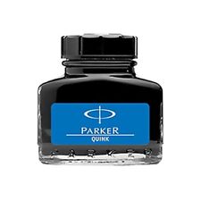 Parker Quink Fountain Pen Ink (Blue) Bottle 30ml High-Quality Writing  picture