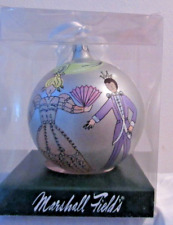  2005 Marshall Field's Cinderella Christmas Tree Glass Ball Ornament. 4