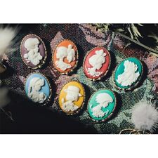 Ghibli Heroines Cameo Brooch Set of 8 Collection Box Set Donguri Closet Limited picture