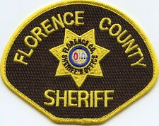 FLORENCE COUNTY SOUTH CAROLINA SHERIFF POLICE PATCH picture