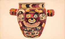 Postcard NASCA PERU POTTERY VESSEL Museum Of The American Indian New York 5493 picture