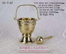 Embossed Holy Water Pot 5 1/3