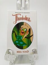 1994 Warner Brothers Hans Christian Anderson Thumbelina Mrs. Toad Pin Button #2 picture
