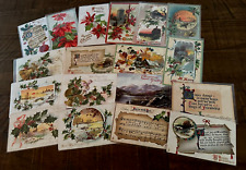 Lot of 18 ~Vintage ~Antique ~* TUCK*~Christmas Postcards~1900's~in Sleeves~k500 picture
