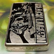 Zippo Black Lagoon Levi Silver Brass Lighter A pattern From Japan picture