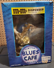 M&M's Candy Dispenser Vintage Ltd Edition Blues Cafe Sax Collector Series No can picture