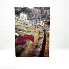 Postcard Steamtown aerial view Scranton PA at Lackawanna Railroad Station VTG picture