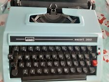 Vintage Montgomery Ward Escort 350 Portable Typewriter With Manual picture