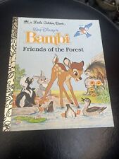 Vintage little golden Walt Disney Bambi Friends Of The Forest picture