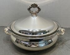 FB Rogers Silver Plate Covered  Serving Dish/Bowl with Pyrex Insert picture