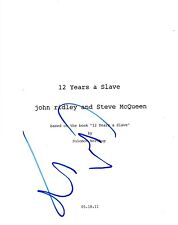 CHIWETEL EJIOFOR 12 YEARS A SLAVE SIGNED FULL 140 PAGE SIGNED SCRIPT SCREENPLAY  picture