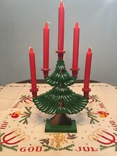 Hand Crafted Swedish/Scandinavian/ Norwegian Wooden Candelabra Christmas Tree. picture