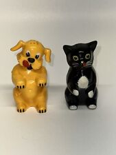 Vintage Ken-L-Ration Dog & Scaredy Cat  Fido & Fifi Wallpockets Kitsch ￼ Fun picture