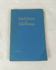 The Eleusis of Chi Omega 1976 Book Fall Term 1976 Chi Omega Book  picture