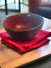 Gibson Elite Square Red Soup Or Cereal Bowl 87904.04 Black And Red New picture