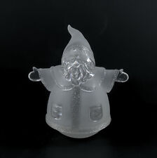 Frosted Glass Santa Claus Statue/Figurine Decoration 4