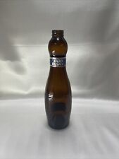 Vintage Bud Light Amber Glass Bowling Pin Bottle 9 1/2