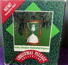 Hallmark Keepsake Ornament 1987 Holiday Hourglass Christmas Pizzazz Vintage picture