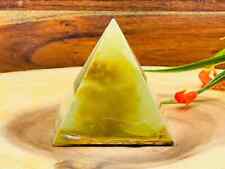 Banded Green Onyx Pyramid, Green Onyx Pyramid, Healing Crystal picture