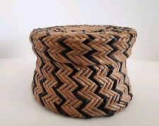  Woven Basket with Cover, Vintage picture