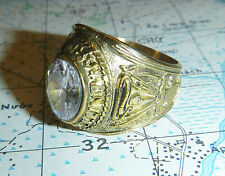 United States Army - MENS RING - SIZE 10.5 - LARGE - White - Vietnam War - R.55 picture