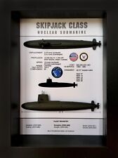 Skipjack Class Submarine Shadow Display Box, 6