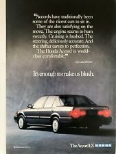 1988 Honda Accord LX Print Ad picture