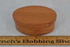  pantry box bent wood oval 4 x 3 finger laps Shaker replica new/old vintage  picture