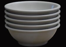 Vtg Boonton Ware MELMAC Melamine Gray Dessert Salad Bowls Set Of 5 306-11    USA picture
