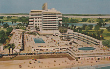 Vintage Postcard Bright Sun Colony Eden Roc Hotel Miami Beach, Florida picture