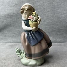 LLADRO Spring is Here 5223 Girl with Flower Pot picture
