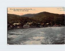 Postcard Silver Bay Association and Sunrise Mountain, Silver Bay on Lake George picture