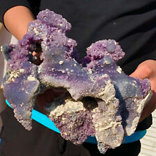 7.41LB  Natural purple grape agate chalcedony crystal mineral sample picture