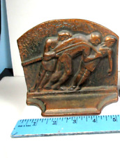 BOOKENDS Set of 2 Galley Slaves Bronzed Cast Iron 4.7