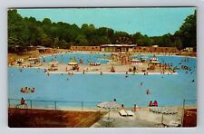 Evansville IN-Indiana, Burdette Park, Advertising, Antique Vintage Postcard picture