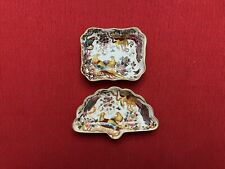 2  Pieces Royal Crown Derby Olde Avesbury English Bone China Trinket Dish picture