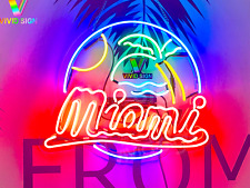 Miami FL Florida Palm Tree Sun Acrylic 20