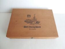 Rare Vintage 1970s Walt Disney World 25 Cigar Wooden Box W.D. Brevas Tampa FL picture