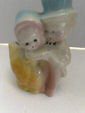 Vintage 1950s Dancing Courting Boy Girl Couple Planter Ceramic Japan picture