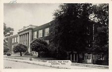 Columbia High School Columbia Tennessee TN c1940 Postcard picture