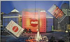1995 World of Coke 5th Edition 5th Anniversary 2 card phonecard set and folder picture