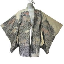 Vintage Japanese HAORI Urushi Kiku Japanese kimono jacket picture