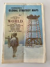 Vintage Hammond’s Global Strategy Map: Gazetteer & Map of the World picture