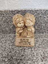 Vintage PAULA Figurine Me and You  You and Me That's The Way It'll Always Be picture