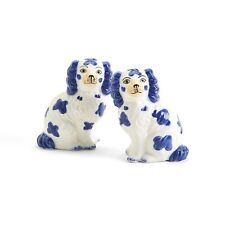 Two's Company Inc. Staffordshire Dog Salt and Pepper Shaker Set,  SET OF 2 picture