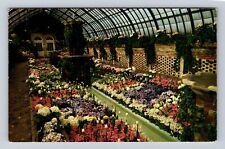 Pittsburgh PA-Pennsylvania, Fountain Garden Schenley Park, Vintage Postcard picture