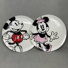 Disney Mickey & Minnie Mouse Plastic Plates 10