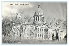 c1940's Augusta Maine ME, State Capitol Building Vintage Postcard picture